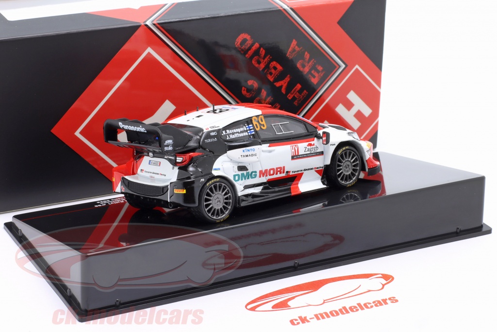 Toyota GR Yaris Rally1 #69 Rallye De Croatie 2022 - Modèle 1/43 Altaya/Ixo, Zamac, Neuf En Boîte