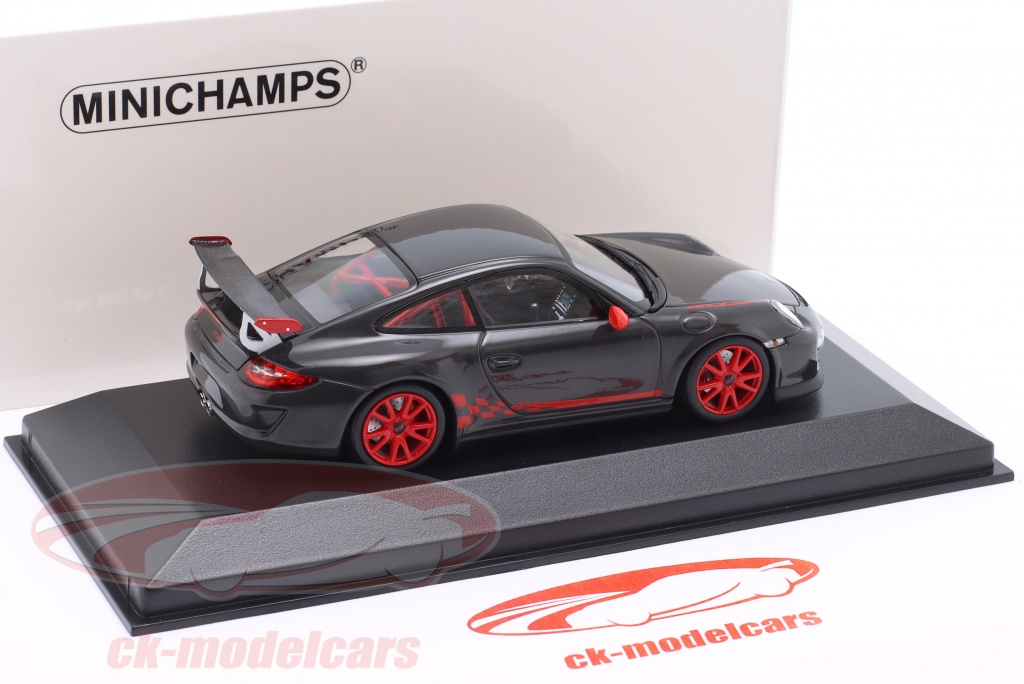 Minichamps 1:43 Porsche 911 (997.II) GT3 RS 3.8 Baujahr 2009 grau  