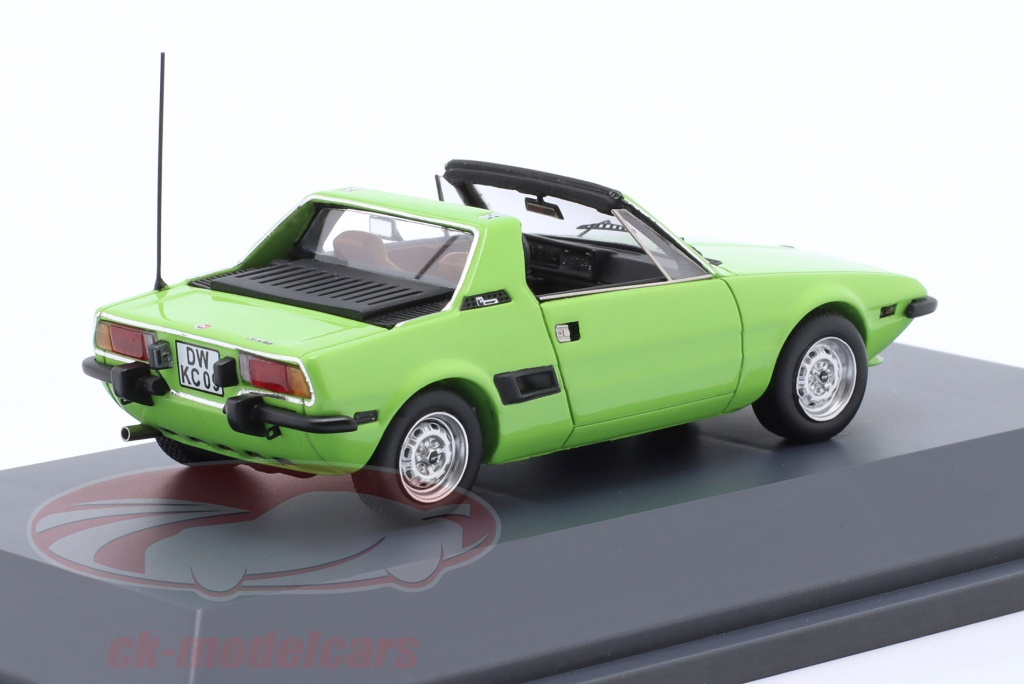 Schuco 143 Fiat X1/9 Año de construcción 1972 verde open top 450927600