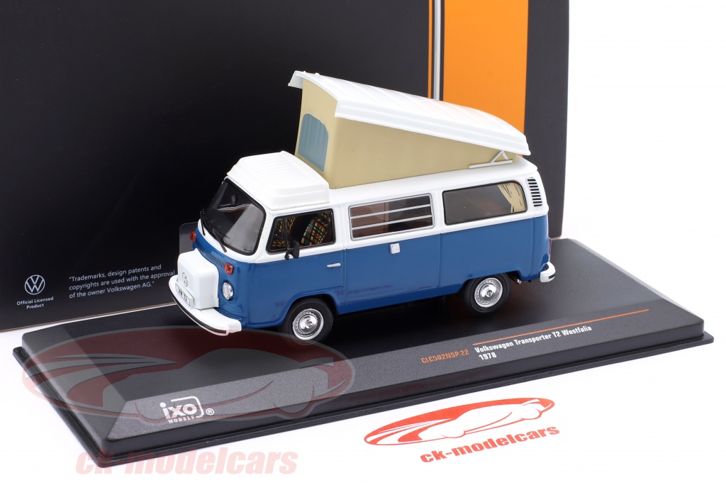 Miniature IXO 1/43 – Volkswagen Combi T2 Polizei 1968, état Neuf Sous Boîte
