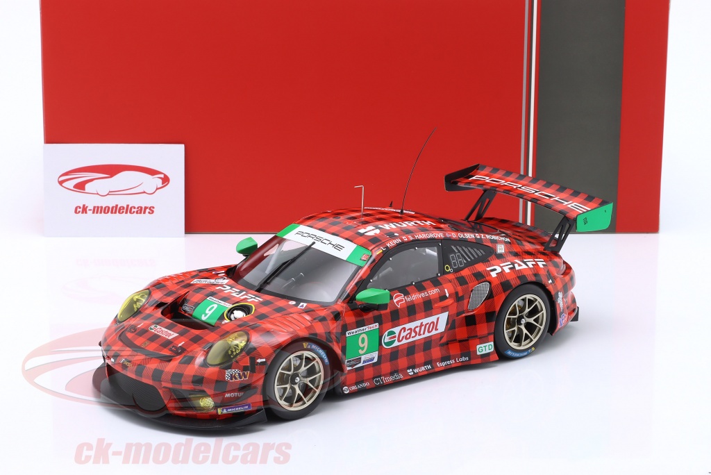 Ixo 1:18 Porsche 911 GT3 R #9 24h Daytona 2019 Pfaff Motorsports LEGT18 ...