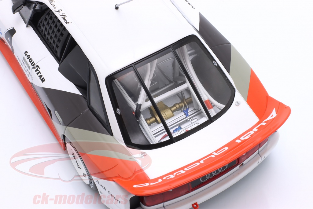 WERK83 1:18 Audi 90 IMSA GTO #4 winnaar Watkins Glen IMSA 1989 Stuck, Röhrl W1806001 model auto W1806001 3663506027154