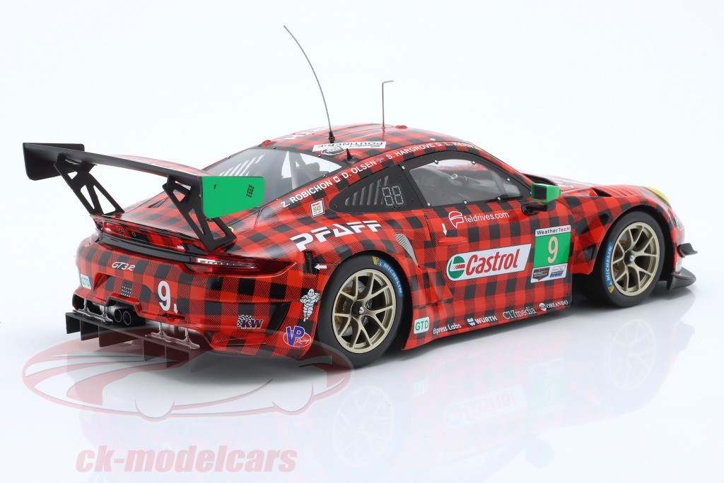 Ixo 1:18 Porsche 911 GT3 R #9 24h Daytona 2019 Pfaff Motorsports LEGT18 ...