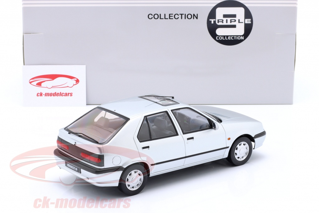 1:18 Triple9 Renault R19 1994 Argent - Modélisme Auto T9-1800453