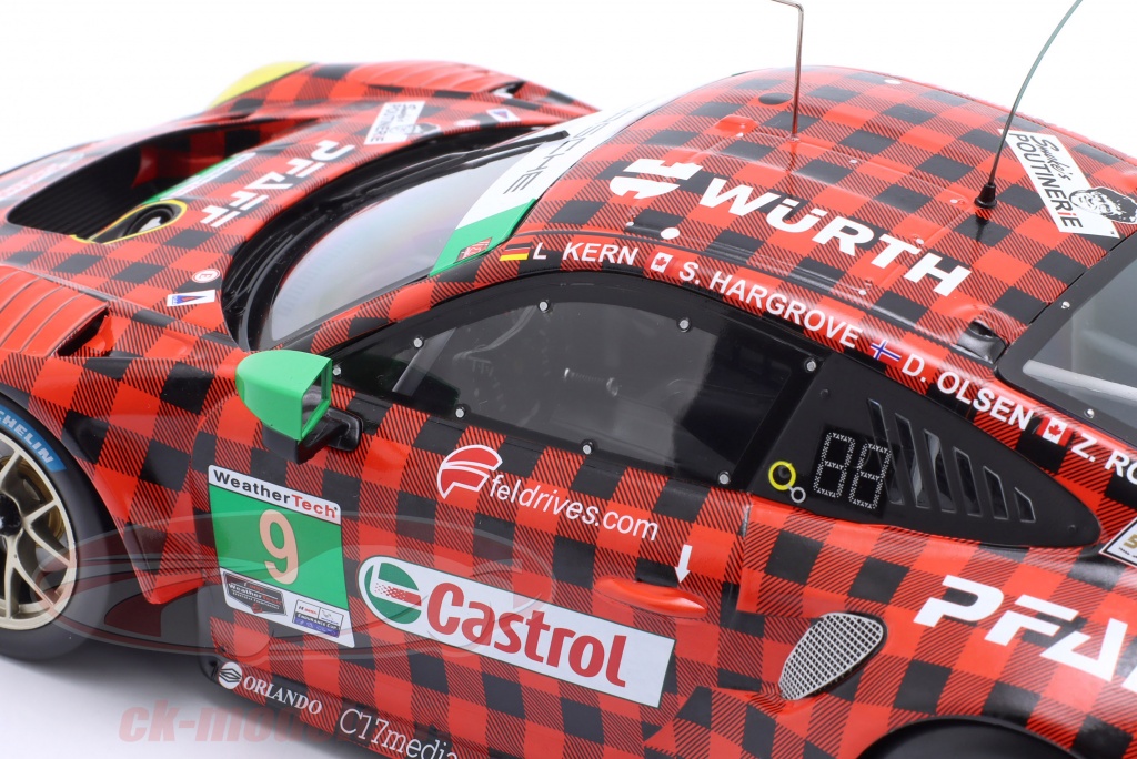 Ixo 1:18 Porsche 911 GT3 R #9 24h Daytona 2019 Pfaff Motorsports LEGT18 ...