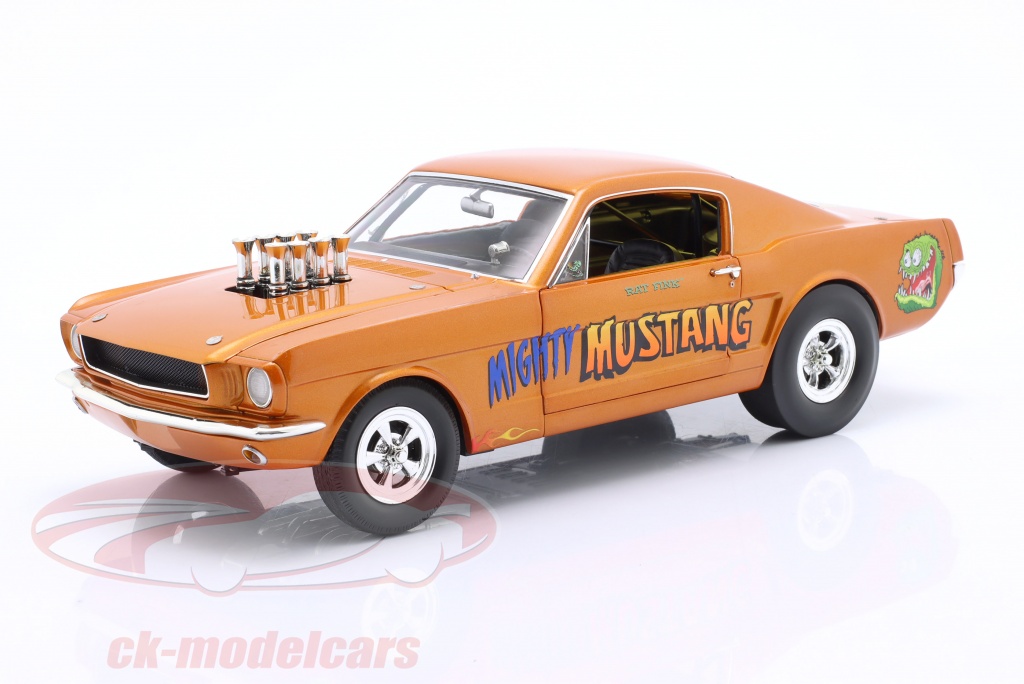 gmp-1-18-ford-mustang-a-fx-rat-fink-mighyt-mustang-bygger-1965-orange-a1801860/