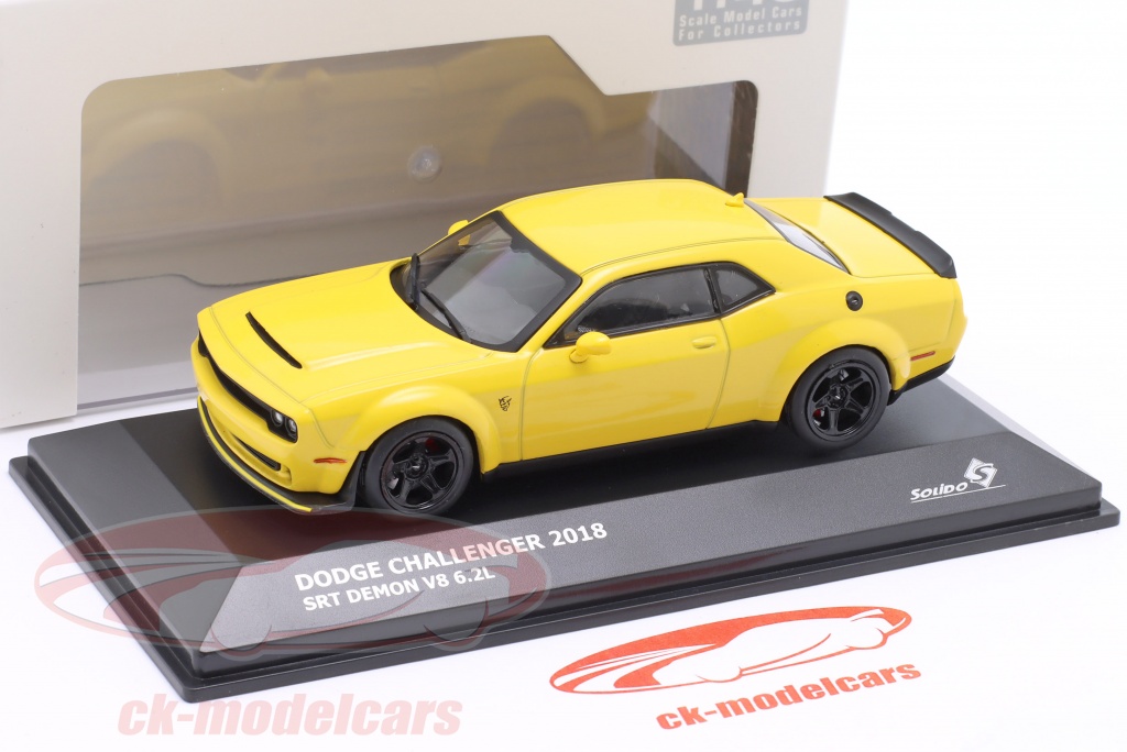 DODGE Challenger Demon 2018 Rouge Octane - 1:43 Solido S4310304