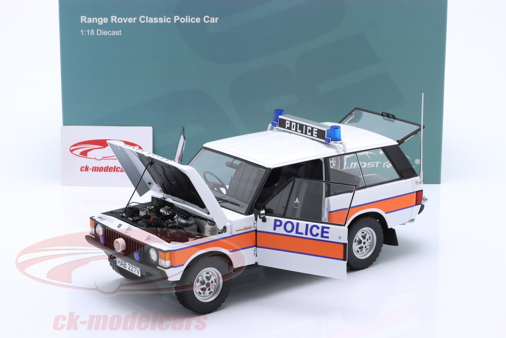 Almost Real 1:18 Range Rover Classic Police 1970 white / orange ...