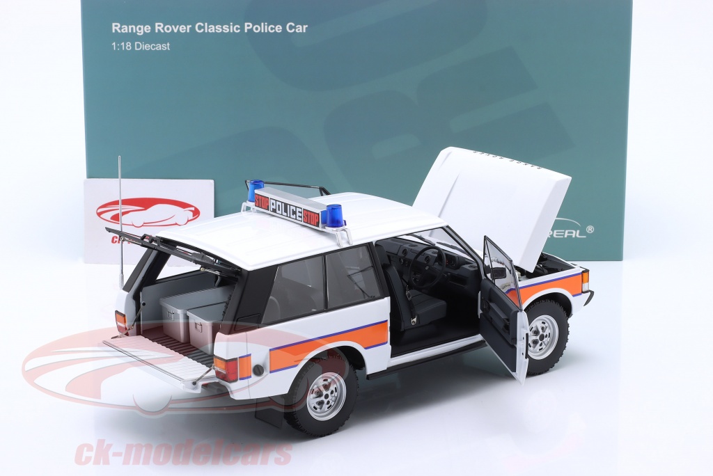 Almost Real 1:18 Range Rover Classic Police 1970 white / orange ...