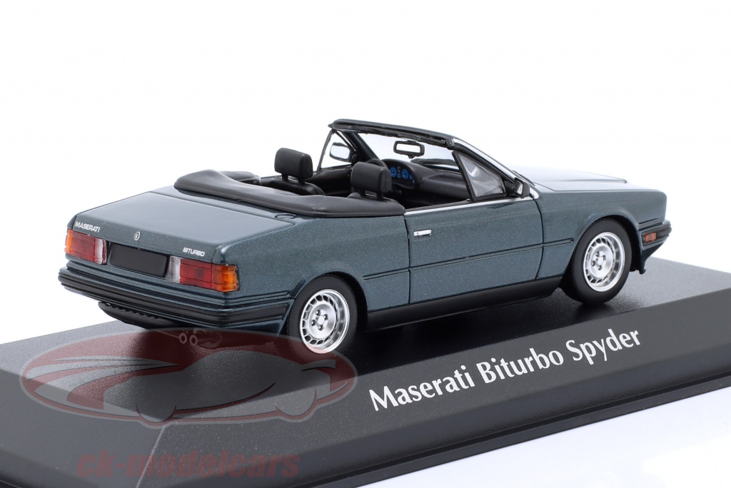 Maserati Biturbo Spyder 1982 Argent Métallique 1/43 Minichamps 940123531