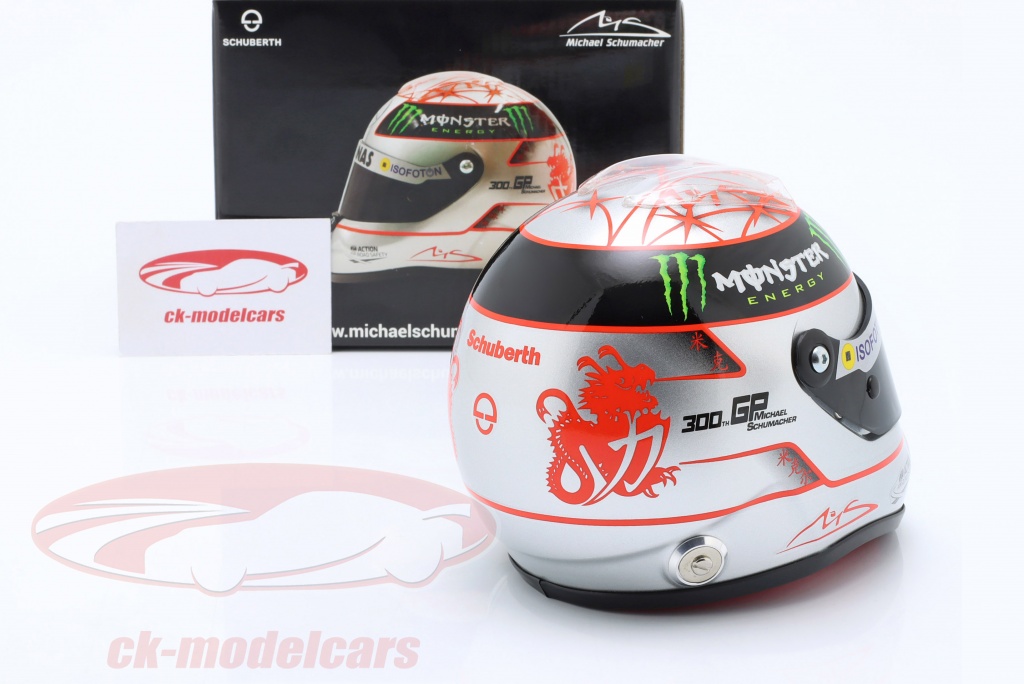 CASQUE HELMET SCHUMACHER F1 Mercedes 2011 Schubert 1/2 EUR 300,00 - FR