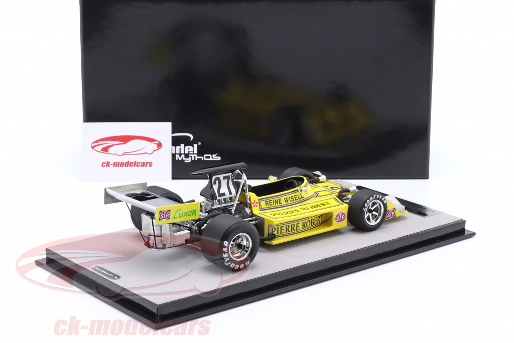 Miniature March Ford V8 F1 #1 1973 - CRÉATION RD MARMANDE - Échelle 1/43 - Bois - France