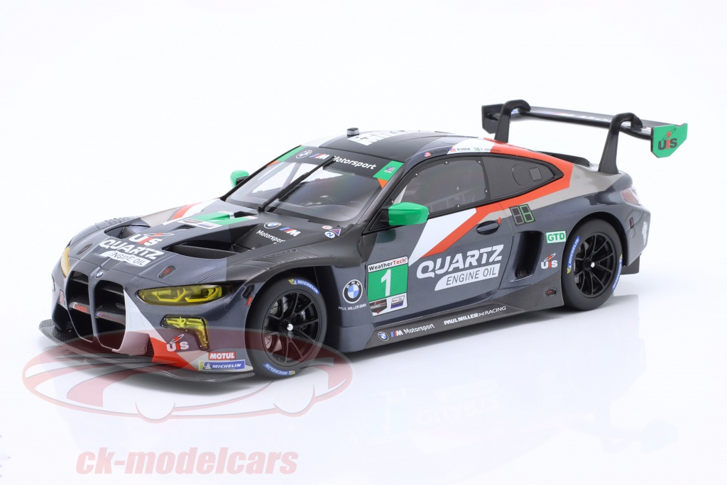 Minichamps 1:18 BMW M4 GT3 #1 12h Sebring IMSA 2022 Paul Miller  
