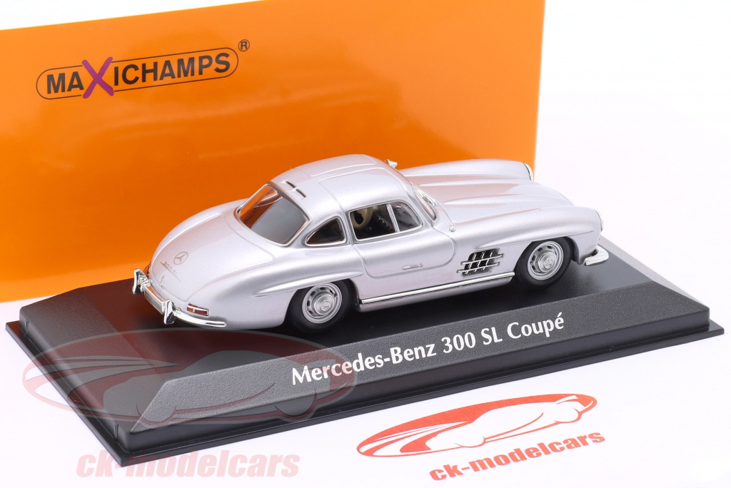 Minichamps Maxichamps 1/43 – Mercedes 300 SL Roadster Argent 1955 (940039030)