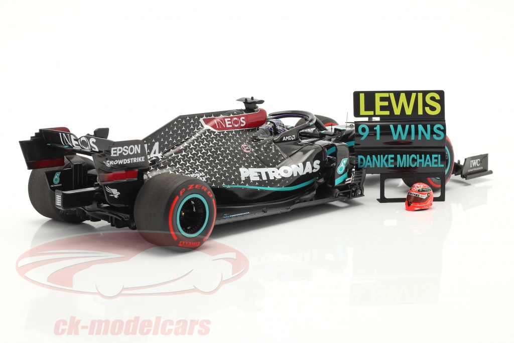 Modèle Réduit 1:24 Mercedes AMG F1 W11 Lewis Hamilton 2020 - Collection Altaya F1