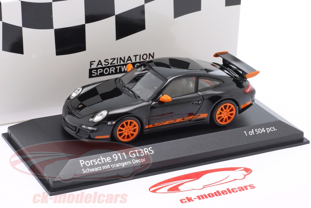 Miniature Porsche 911 GT2 RS Jaune Course 1:43 Minichamps X PH – Collection Diecast, Modèle Détaillé