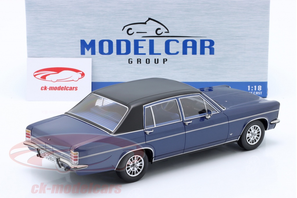 Opel Diplomat A berline (1964) vert métallisé à toit noir - SNC