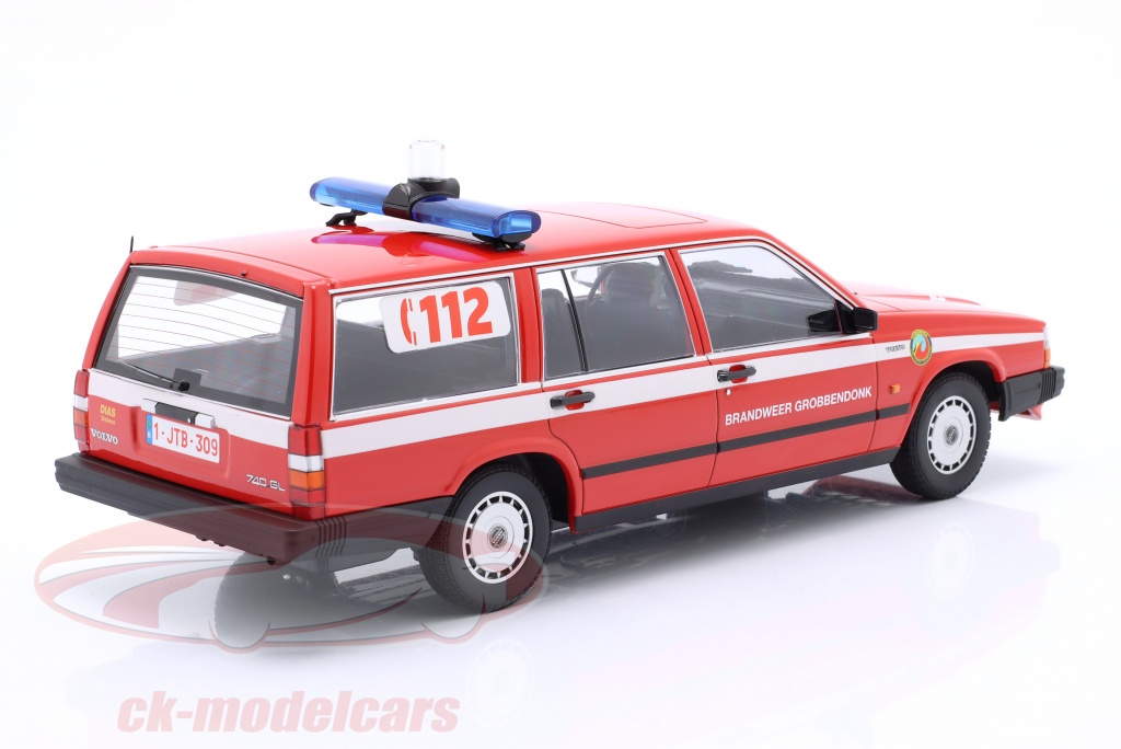 Volvo 740 GL 1986 Or Miniature 1/18 Minichamps Collection