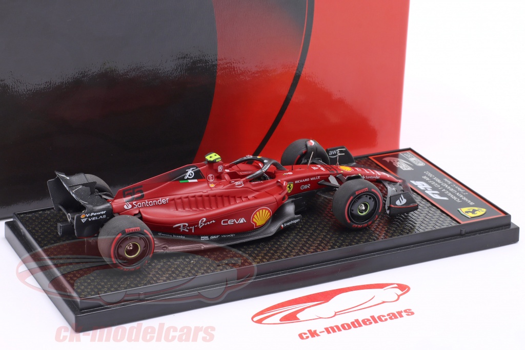 Ferrari F1-75 #16 Charles Leclerc & #55 Carlos Sainz Bahrain GP 1