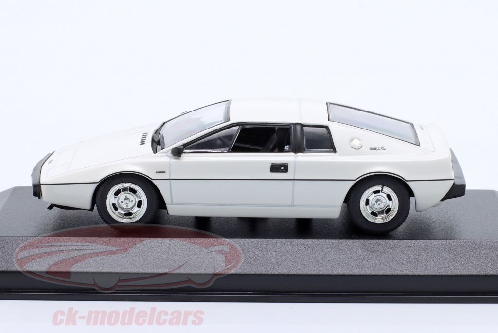 Miniature Lotus Esprit Turbo 1978 - Minichamps 1/43 - Blanche - Prévente
