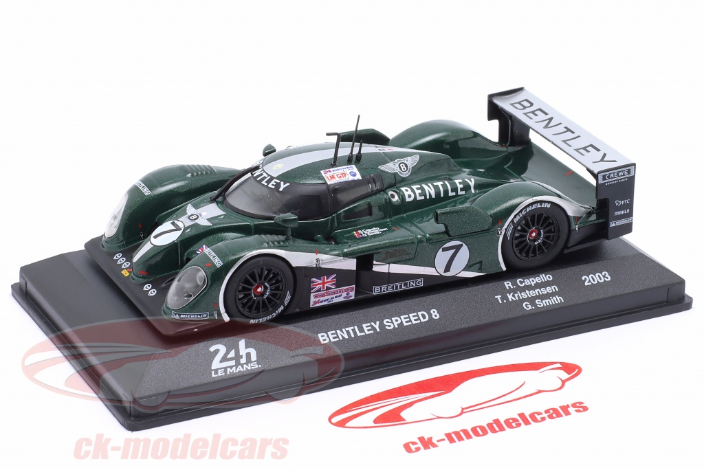 Modèle Réduit Bentley EXP Speed8 #7 Gagnante 24H Du Mans 2003 – échelle 1/43 IXO Altaya