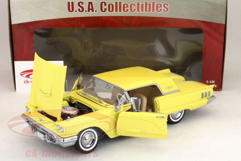 MOTOR MAX 1/18 Ford Thunderbird 1956 Rouge Collection