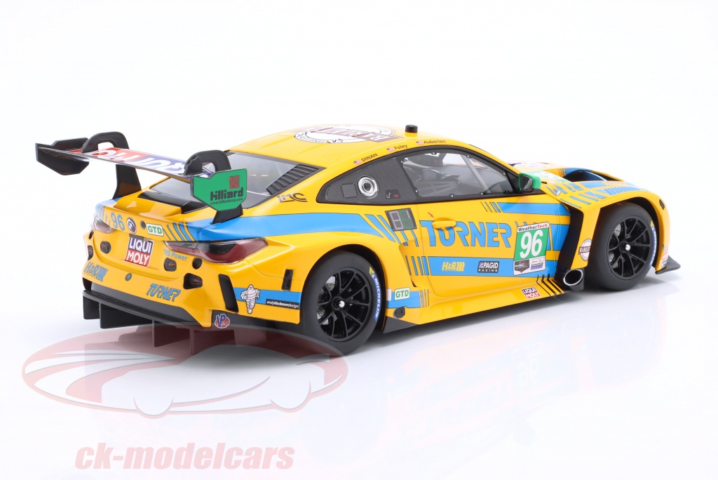 Minichamps 1:18 BMW M4 GT3 #96 12h Sebring IMSA 2022 Turner  