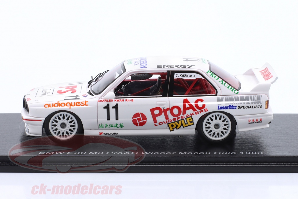 BMW M3 (E30) Gr. A Ixo 1/43 – Vainqueur Macau Guia Race 1987, état Occasion