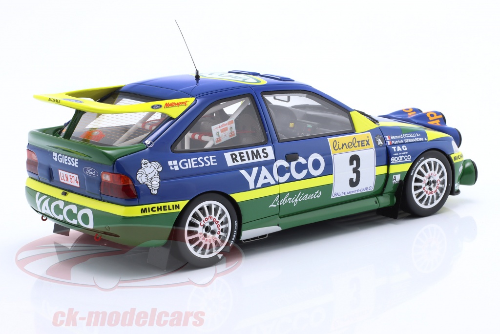 1/18 UT MODELS Ford Escort 1st Monte Carlo 1996 Bernardini (ref 180968203) EUR 105,00 - FR