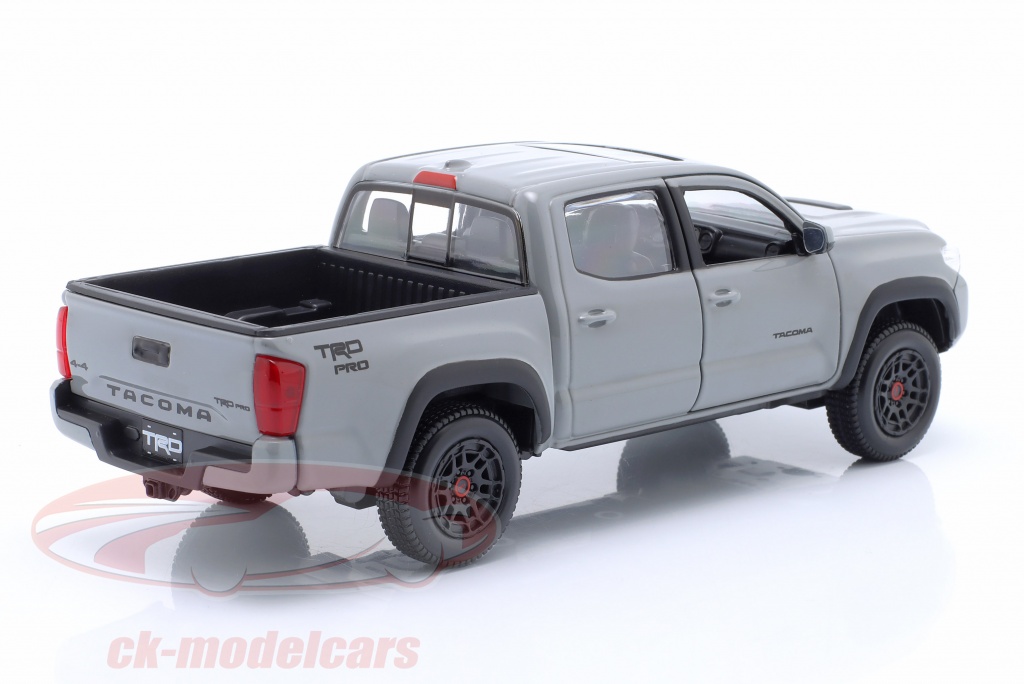 Maquette Maisto Toyota Tacoma TRD Pro 2023 1:27 - Gris, Métal Moulé, Neuf