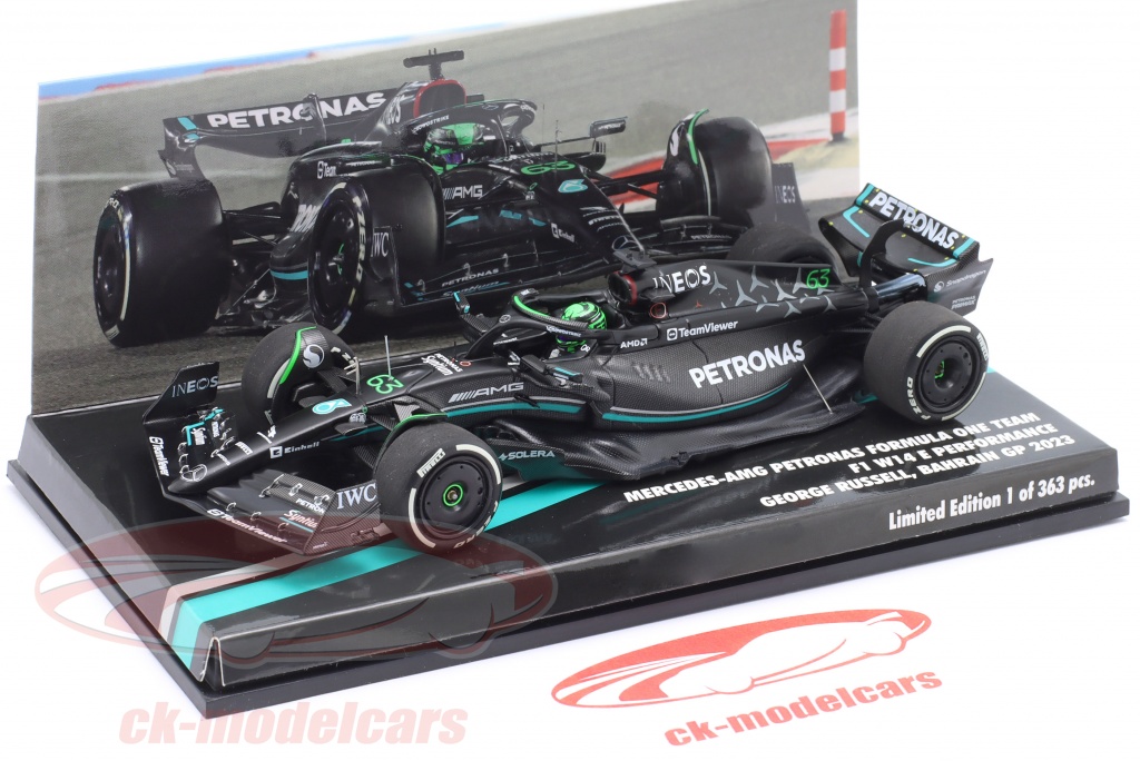 MINICHAMPS MERCEDES AMG W14#44 Lewis Hamilton Gp 2023 1/18 110230344