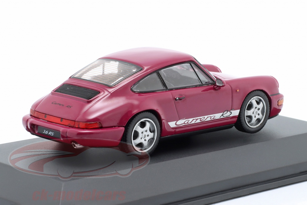 Modèle réduit Porsche - 911 993 Carrera Rs Coupe 1997 - Red 1/18