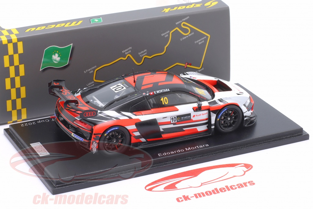 Miniature Spark 1/43 - Audi R8 V10 Vanthoor - Macao 2016 - RARE