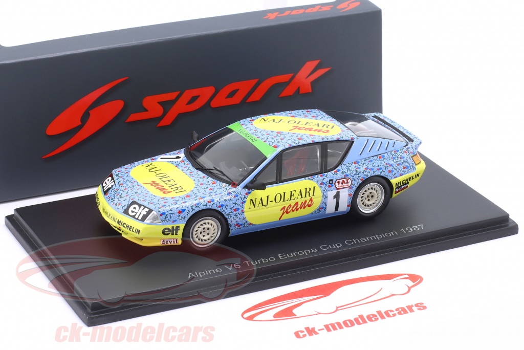 Miniature Voiture 1:43 Spark Renault R5 Turbo #25 – Europa Cup 1982 Pilote M. Gabriel