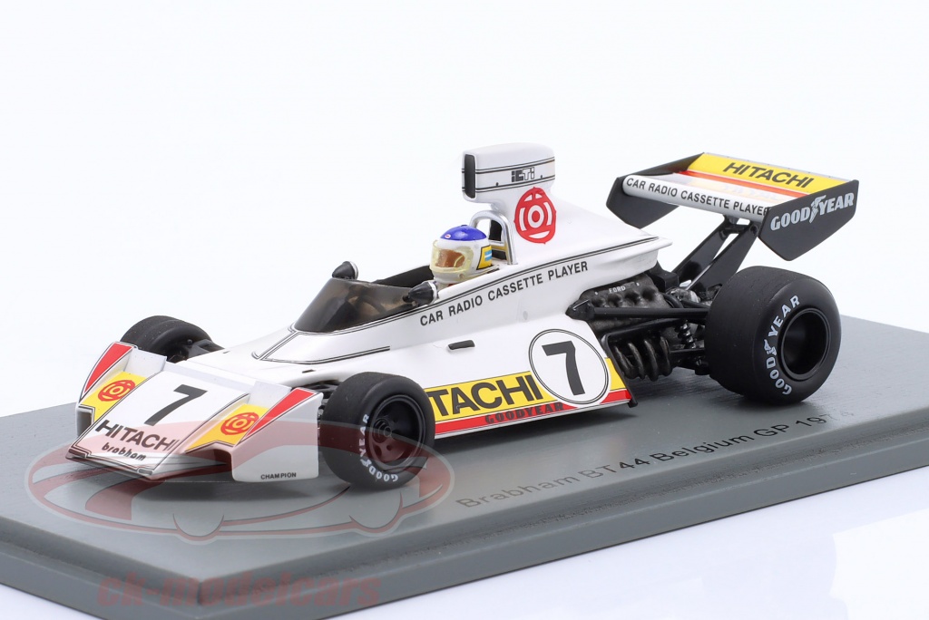 Miniature F1 Spark 1/43 – Brabham BT44 N°7 Carlos Reutemann – GP Belgique 1974