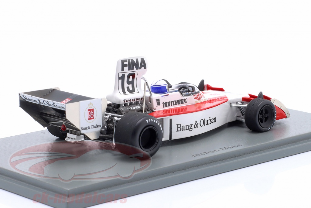 Miniature Spark Surtees TS16 N°19 – GP Allemagne 1974 – Jochen Mass – Échelle 1/43