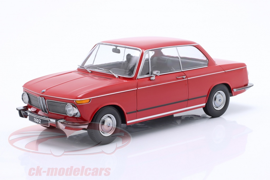 Miniature BMW 1602 Série 1 Rouge 1971 - KK-Scale 1/18 - KKDC181072
