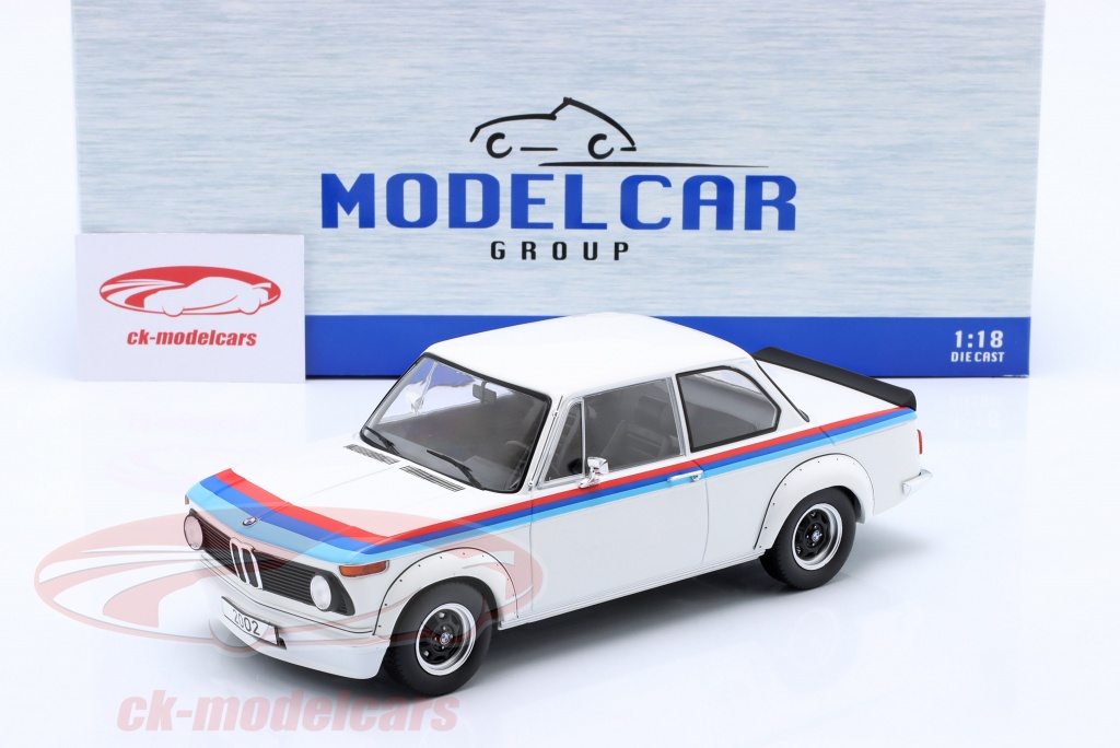 Modelcar Group 118 BMW 2002 Turbo 建設年 1973 白 / 装飾 MCG18408R モデル 車