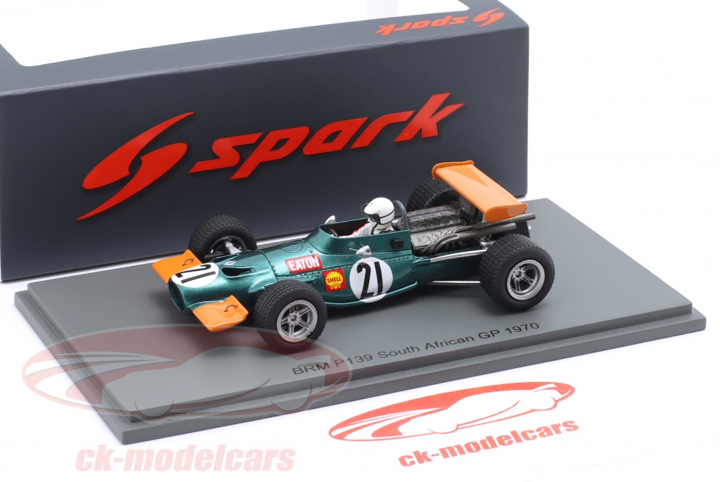 Spark 1:43 George Eaton BRM P139 #21 South Africa GP formula 1 1970 ...