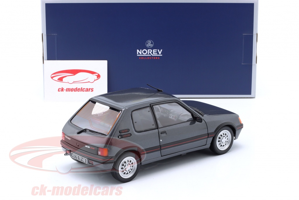 Peugeot 205 GTI 1.9 Collection 1992 Gris Graphite Grey Norev 1/18 - Collection