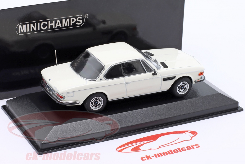 Minichamps 1/43 BMW 3.0 CS 1968 Blanche – Édition Limitée 504 Pcs (prévente)