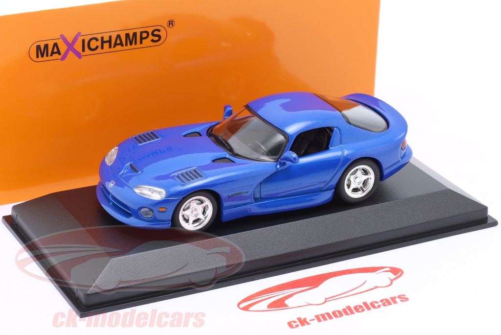 Miniature CHRYSLER DODGE VIPER GTSR #50 - Le Mans 1996 - 1:43 MINICHAMPS - Avec Boîtier