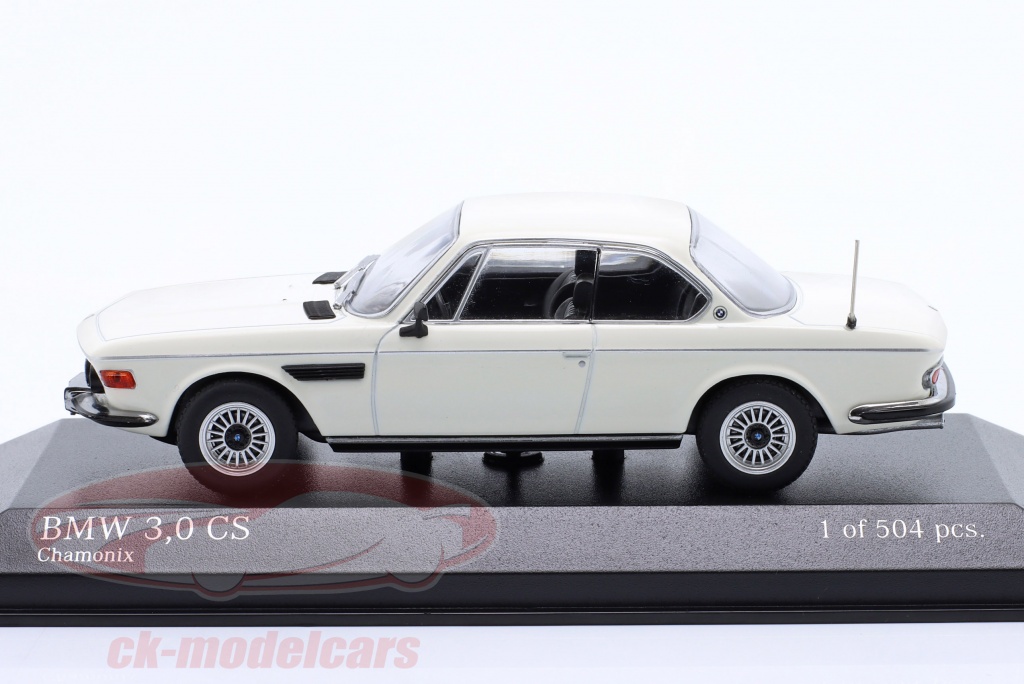 Minichamps 410029025 BMW 3.0 CS - 1968 BLANC - L.E. 504 pcs 1/43