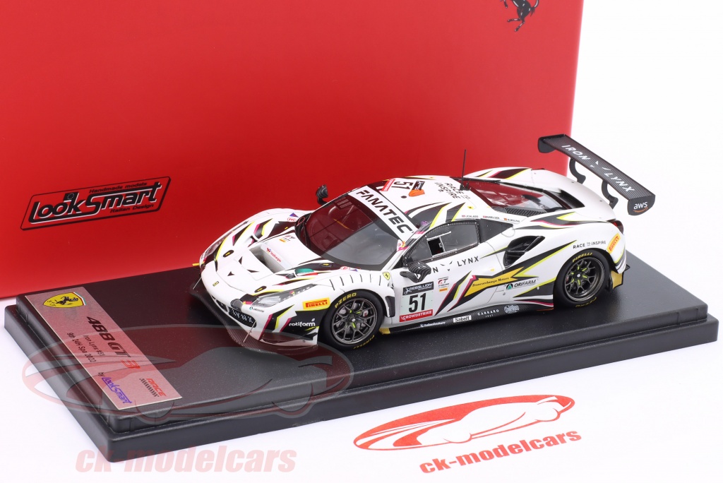 Looksmart Ferrari 488 GT3 Evo #71 Iron Lynx - 24h Spa 2021 1/43 LSRC109