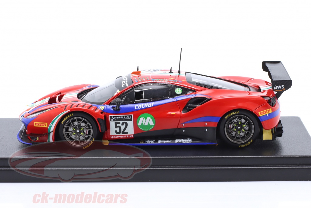 Looksmart Ferrari 488 GT3 #52 AF CORSE 24H SPA 2023 1/43 LSRC177
