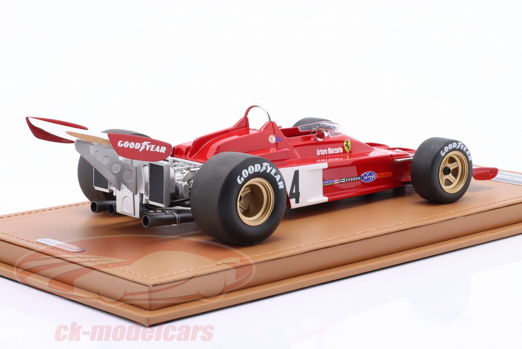 Casque Miniature Arturo Merzario Ferrari 1973 - Échelle 1:5 Par Centauria, Sous Vitrine, Neuf