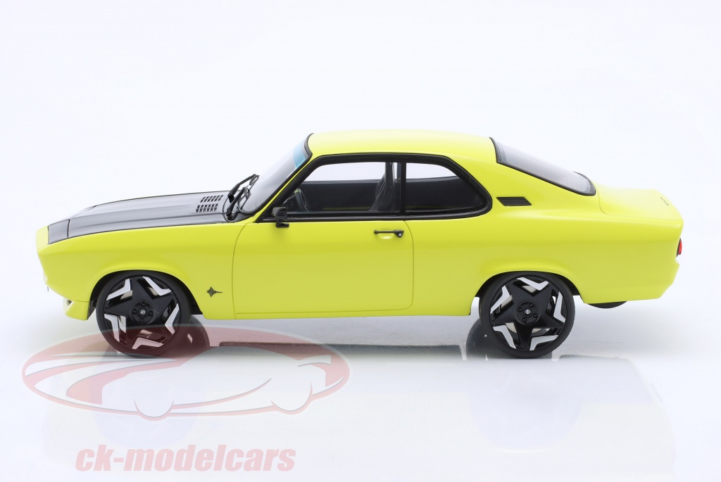Modèle Réduit Opel Manta GSE Elektromod 2021 Jaune - Échelle 1:18 Ottomobile (OT434)