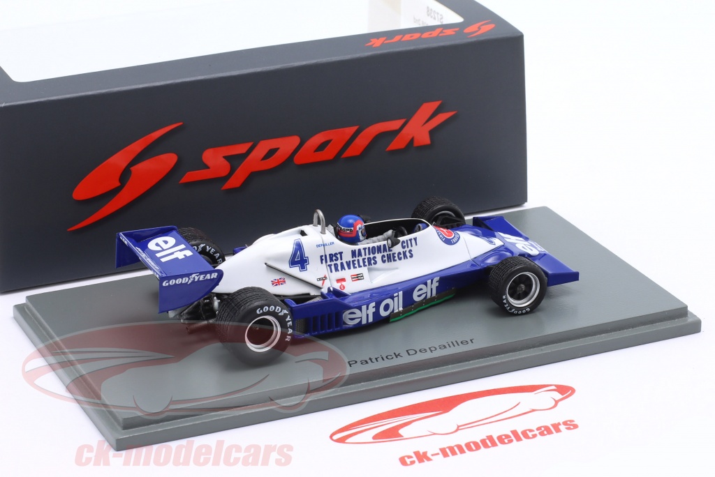 Spark 1:43 Patrick Depailler Tyrrell 008 #4 2nd Austrian GP 