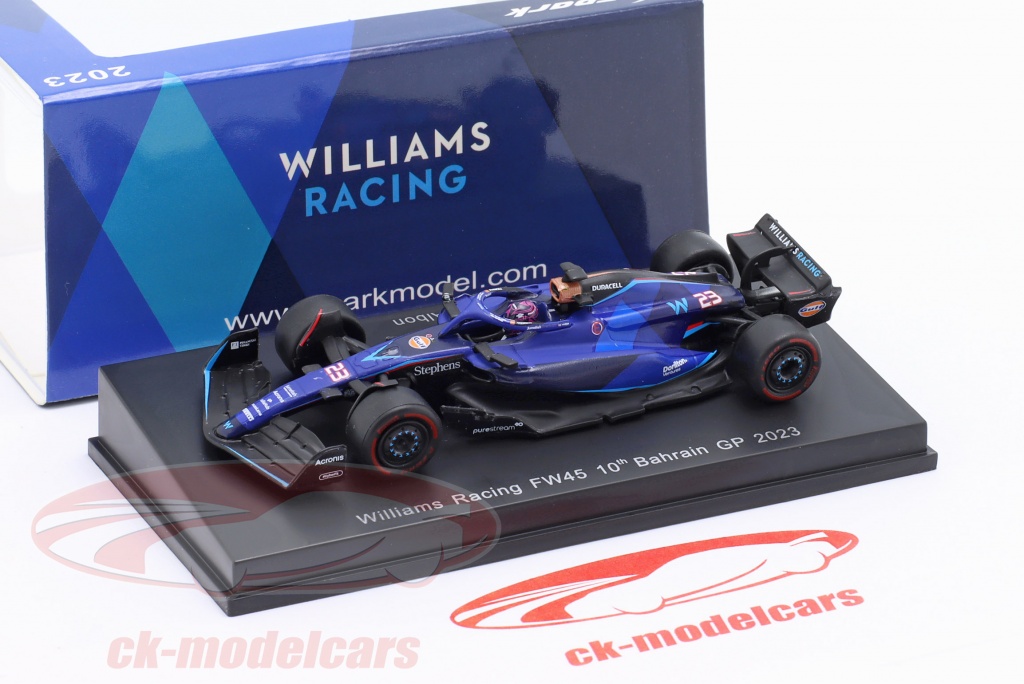 Williams Mercedes FW45 23 Alexander Albon F1 10ème Bahrain 2023 Spark