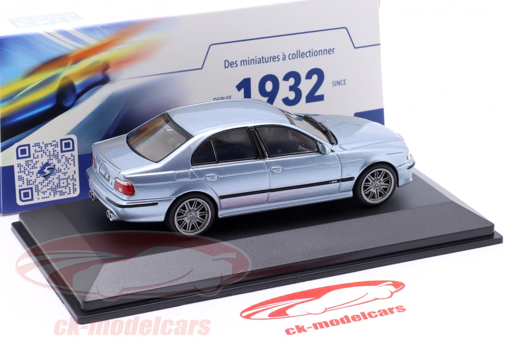 Solido 1:43 BMW M5 (E39) year 2000 silver blue metallic S4310503  